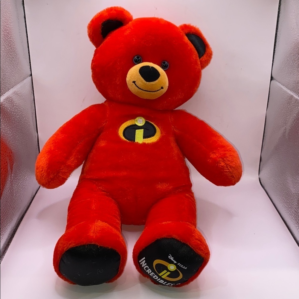 Build-A-Bear Disney The Incredibles 2 Red Plush Bear 16” Stuffed Animal Toy